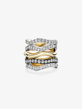 Carmela Diamond & White Gold Spaghetti Hoop Band