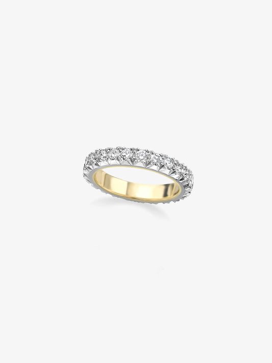 Cut-Down Medium White Gold Band