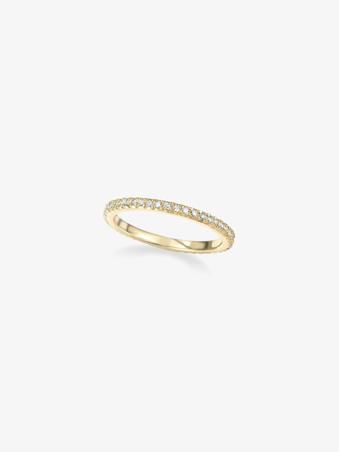 Super Fine Cut-Down Yellow Gold Band View 1