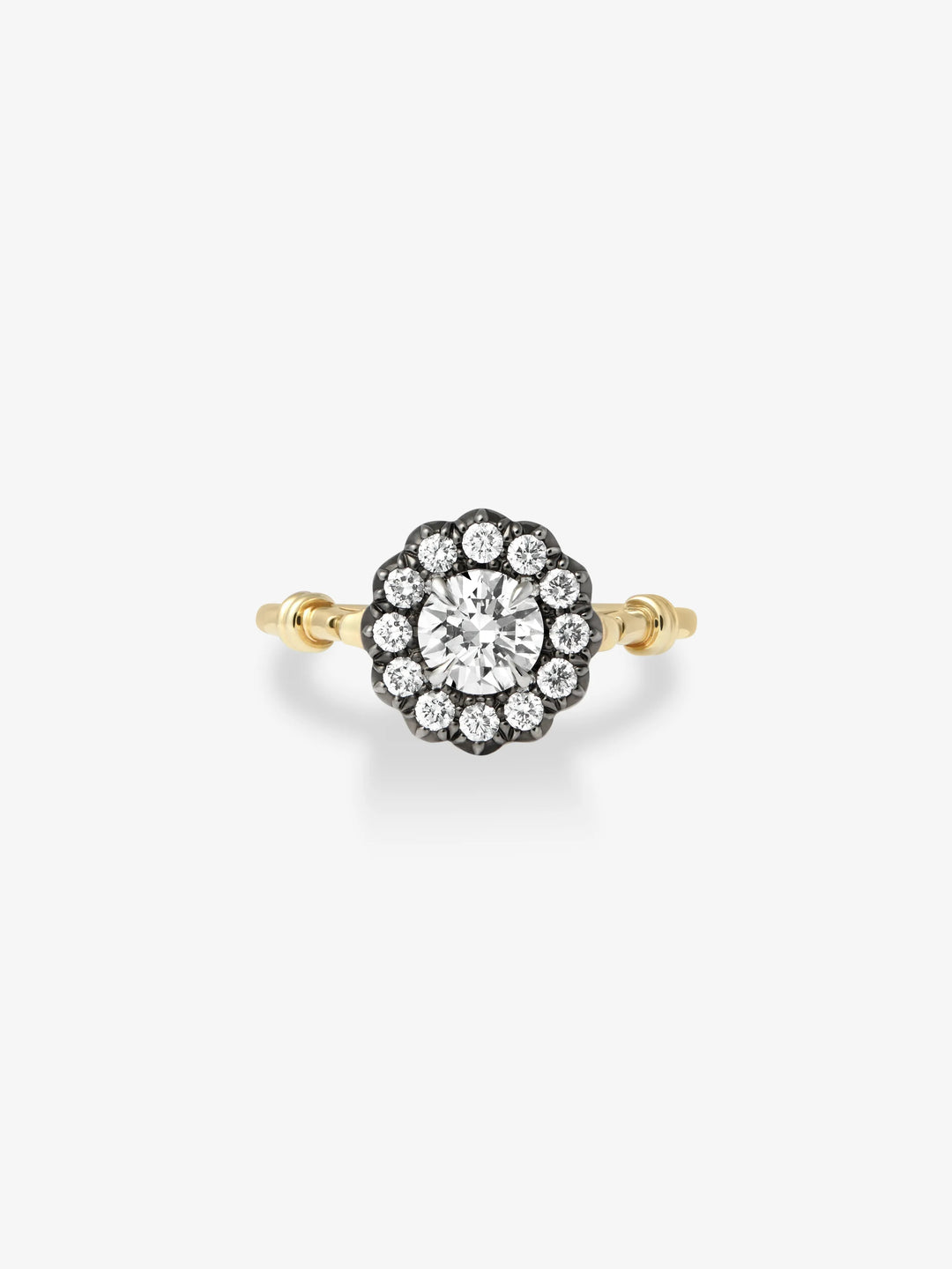 Daisy Diamond Halo Ring