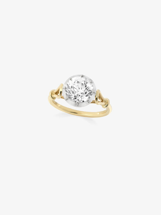 Georgian Loop 2.35ct Diamond Ring