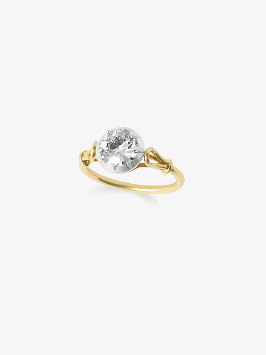 Georgian Loop 1.23ct Diamond Ring