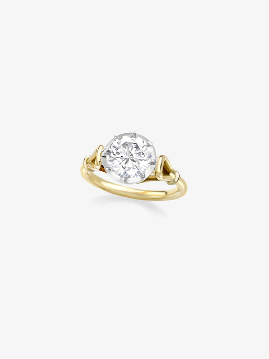 Georgian Loop 2ct Diamond Ring