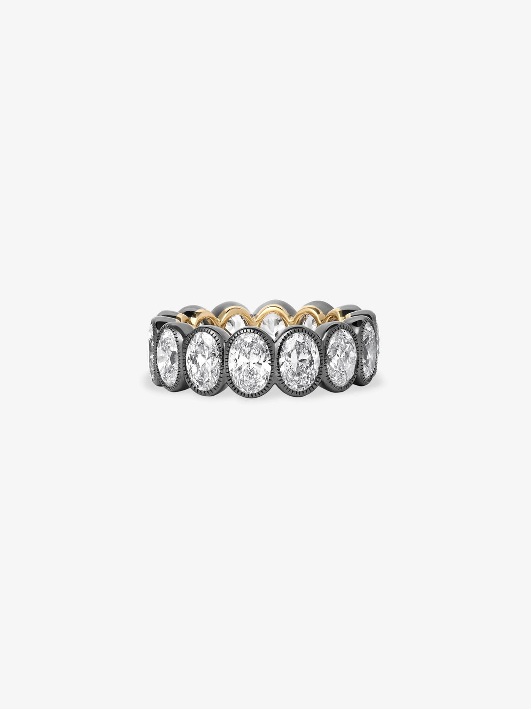 Oval Diamond Eternity Band