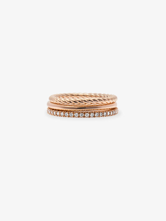 Rope Rose Gold Band View 2