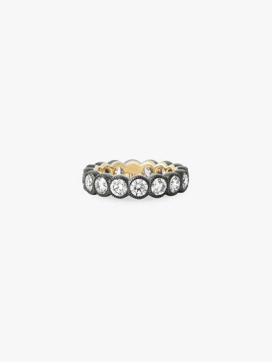 Small Round Diamond Eternity Band View 2