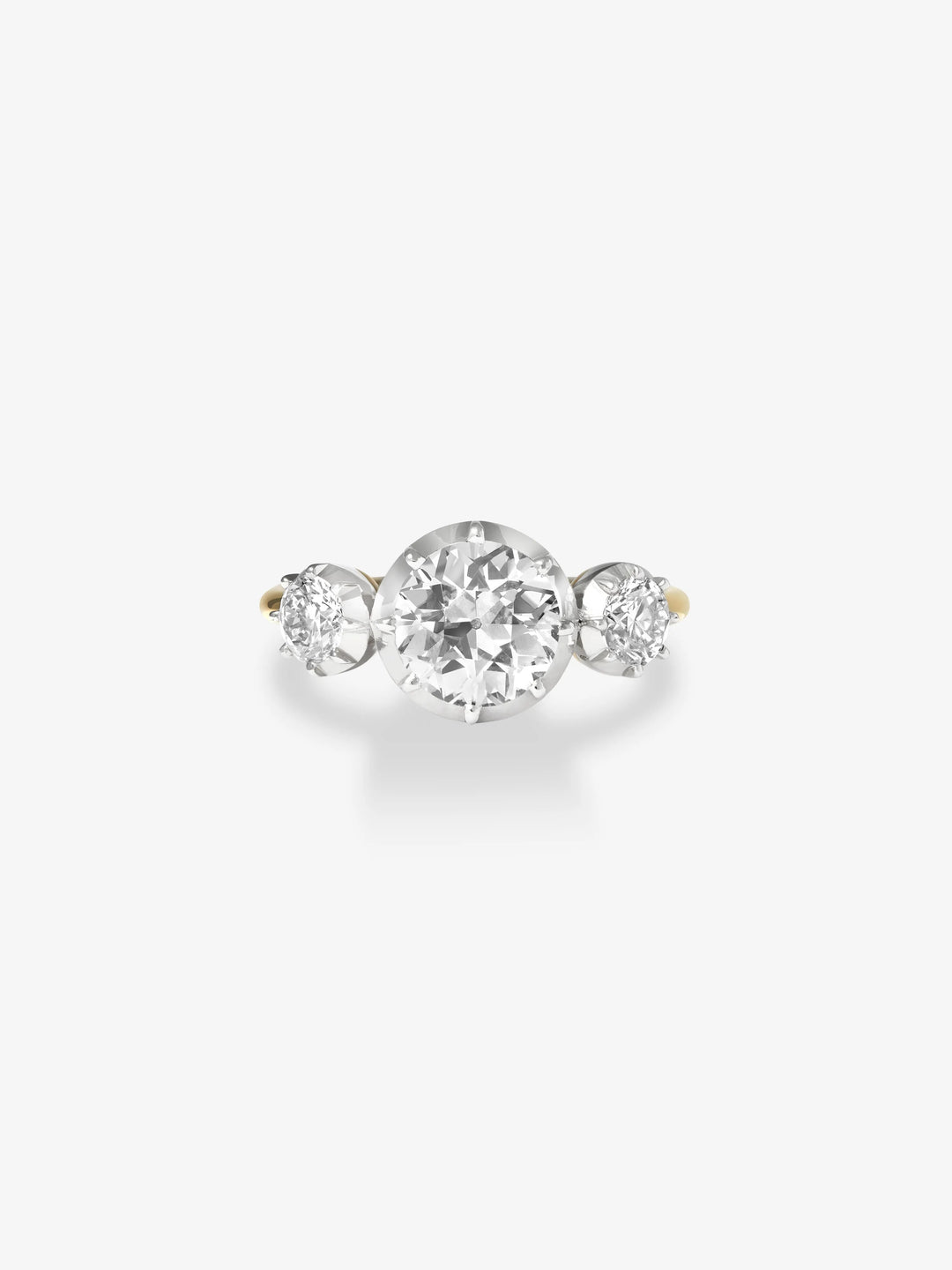 1.63ct Three-Stone Diamond Ring