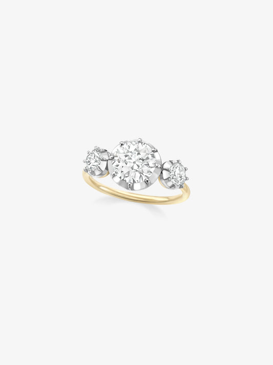 1.63ct Three-Stone Diamond Ring